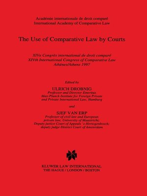 cover image of The Use of Comparative Law by Courts